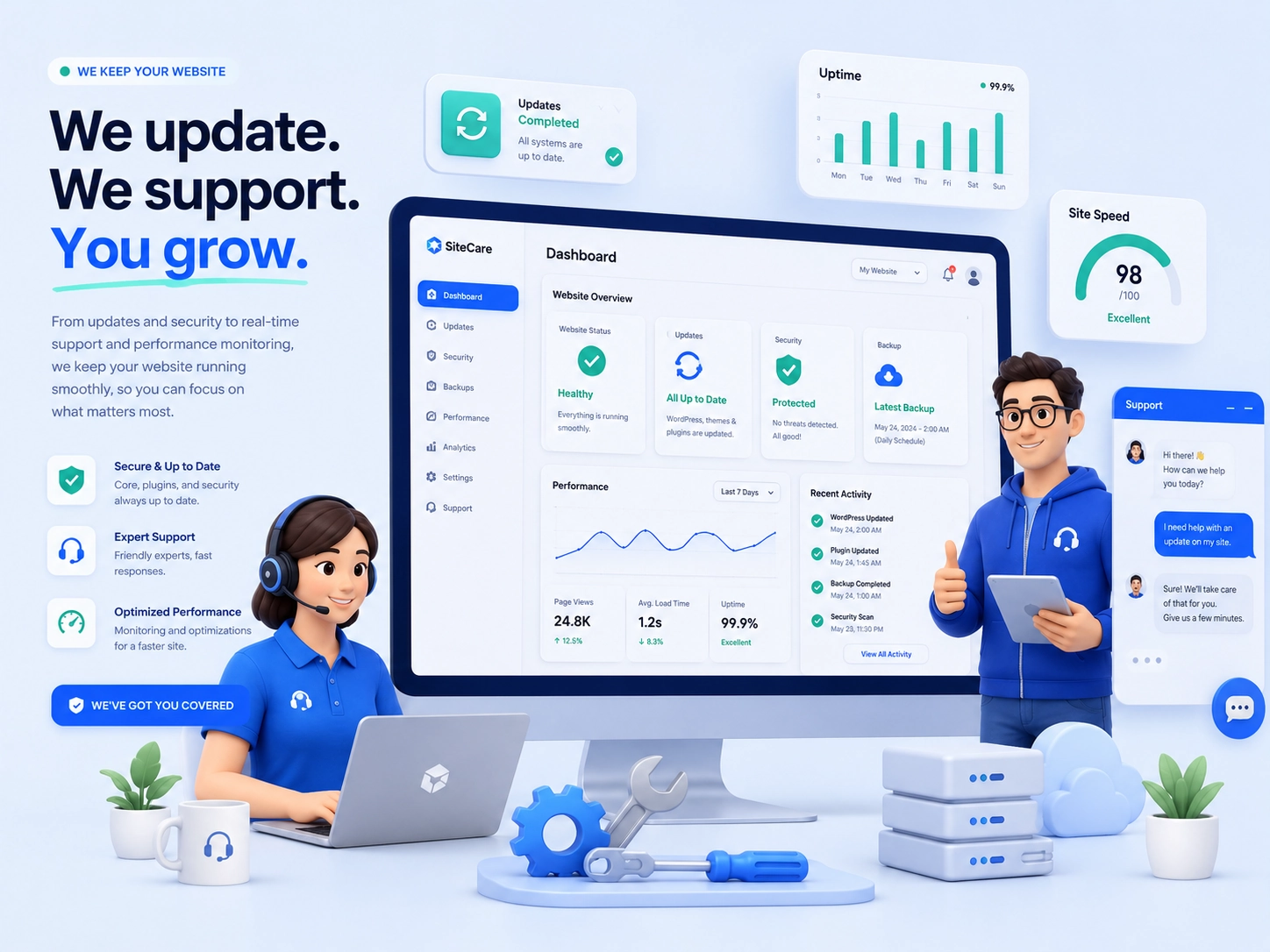 CMS platforms including WordPress Webflow Shopify and Wix